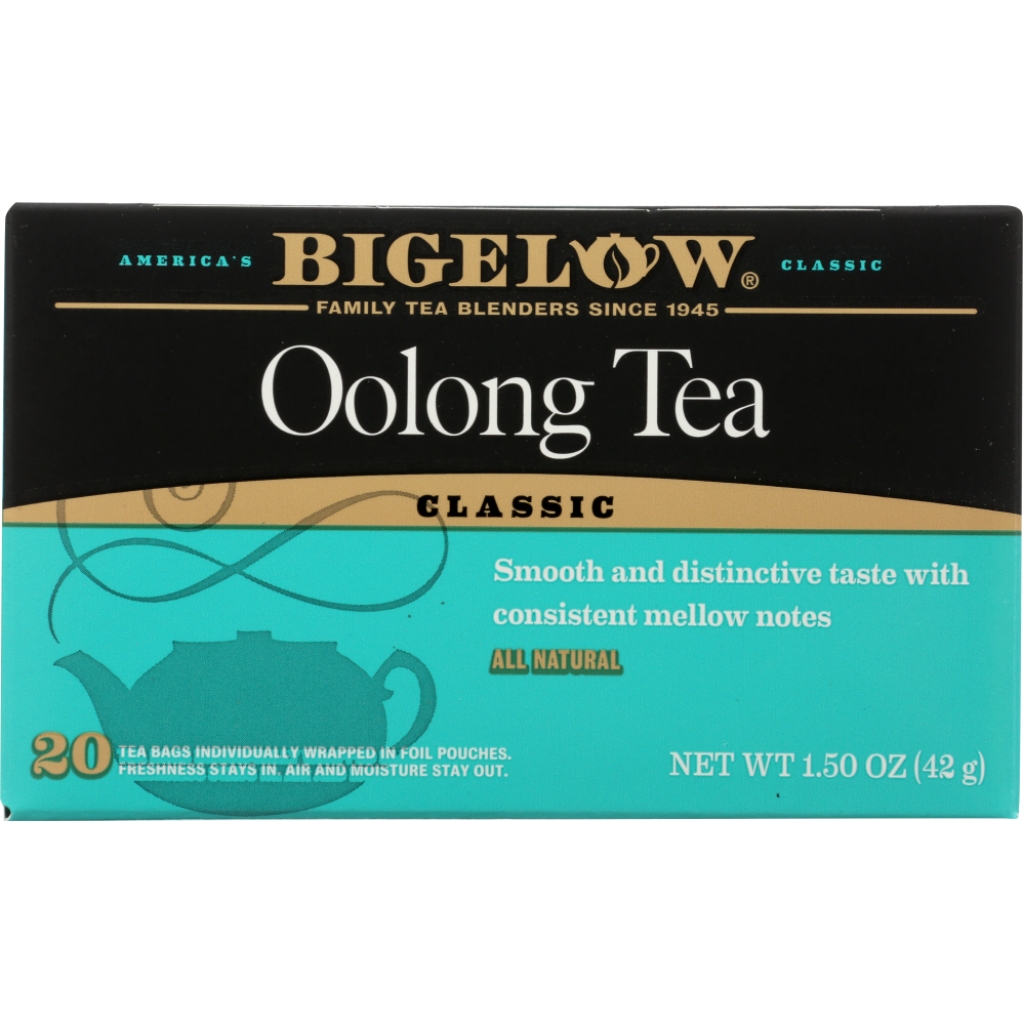 Classic Oolong Tea - 20 Natural Tea Bags, 1.50 oz