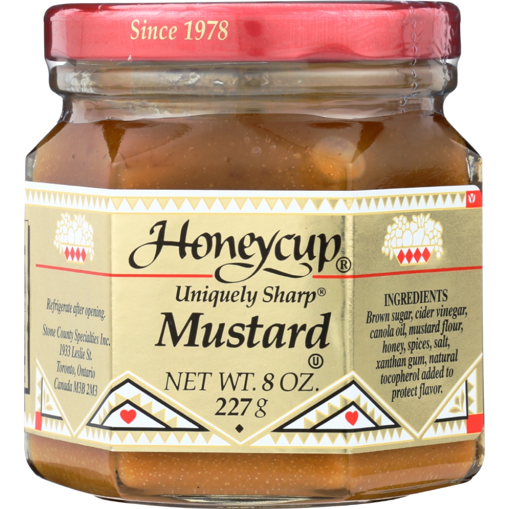 Uniquely Flavored Sharp Honey Mustard - 8 oz