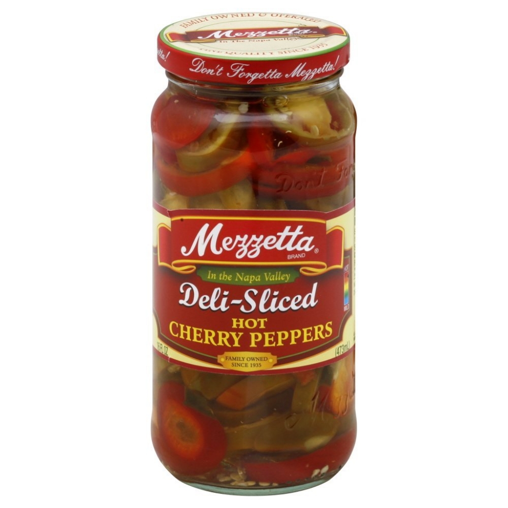 Spicy Deli Sliced Hot Cherry Peppers, 16 oz