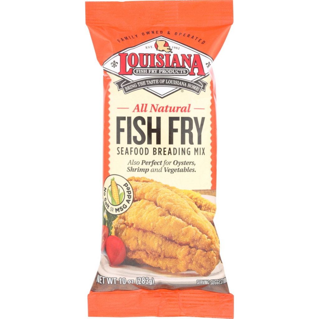 All-Natural No Salt Fish Fry Mix - 10 oz