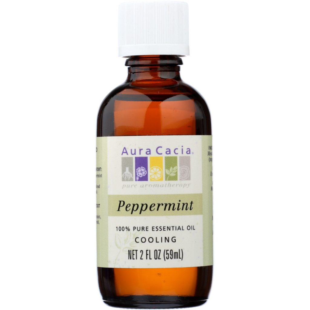 100% Pure Essential Peppermint Oil - Refreshing Aromatherapy, 2 oz