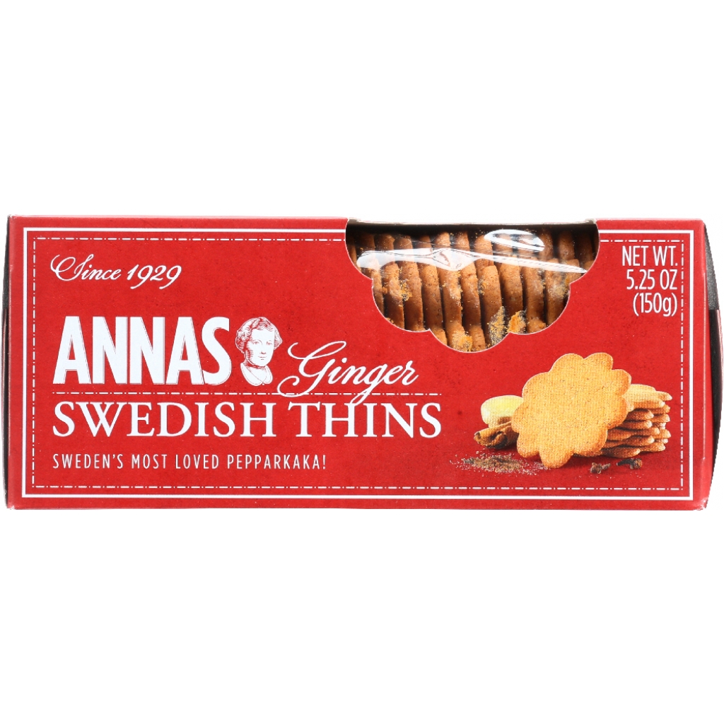 Annas Organic Original Ginger Thins - 5.25 oz