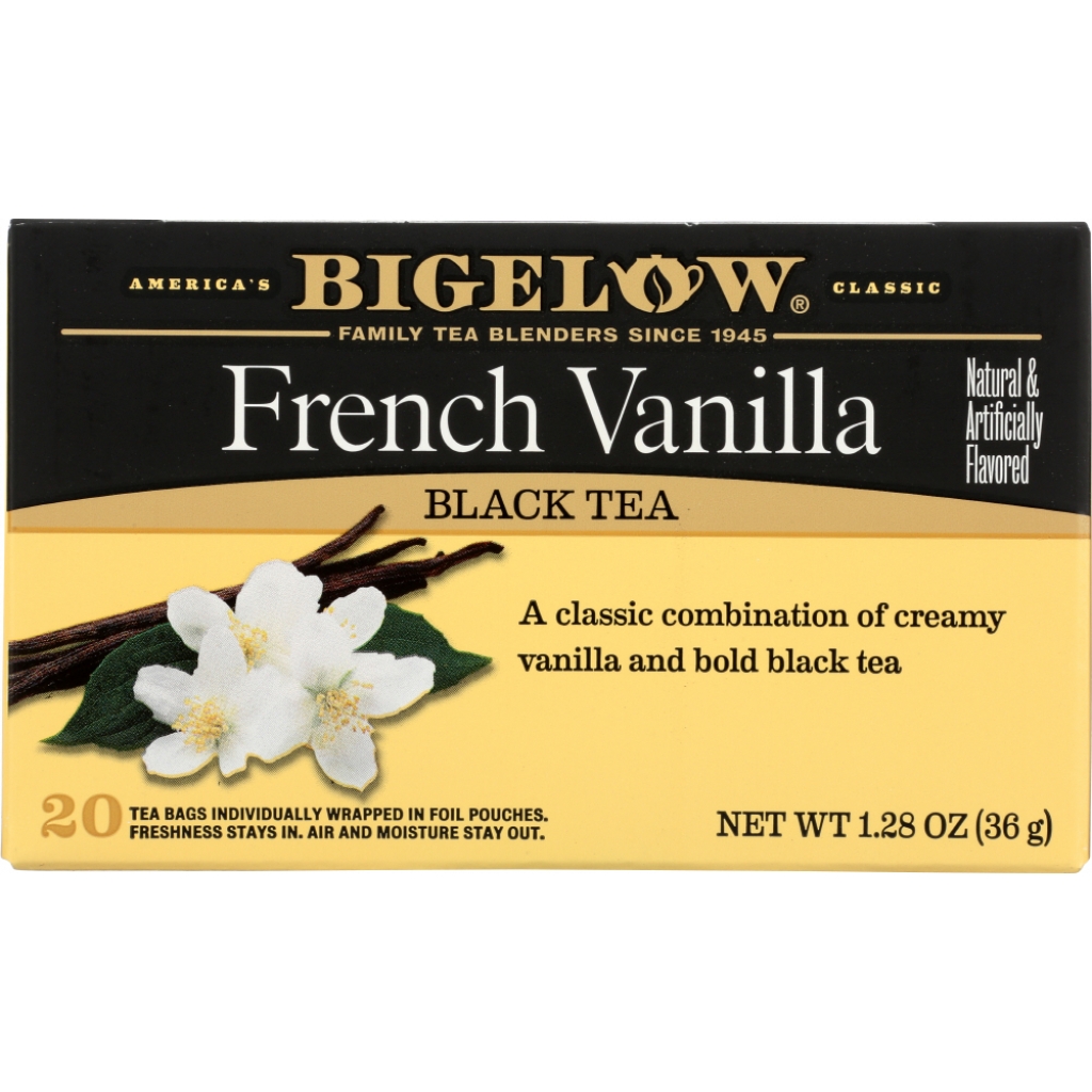 French Vanilla Black Tea (20 Tea Bags, 1.28 oz)