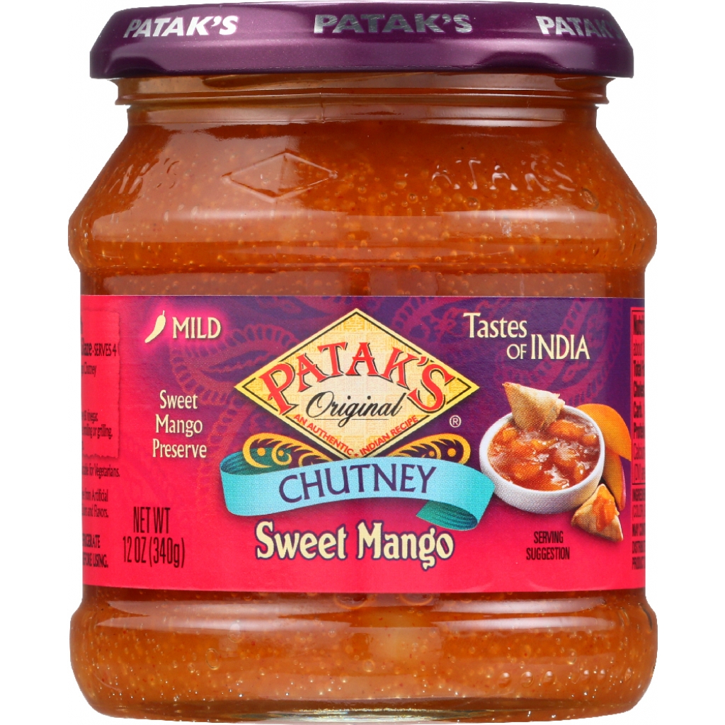 Mild Sweet Mango Chutney - 12 oz