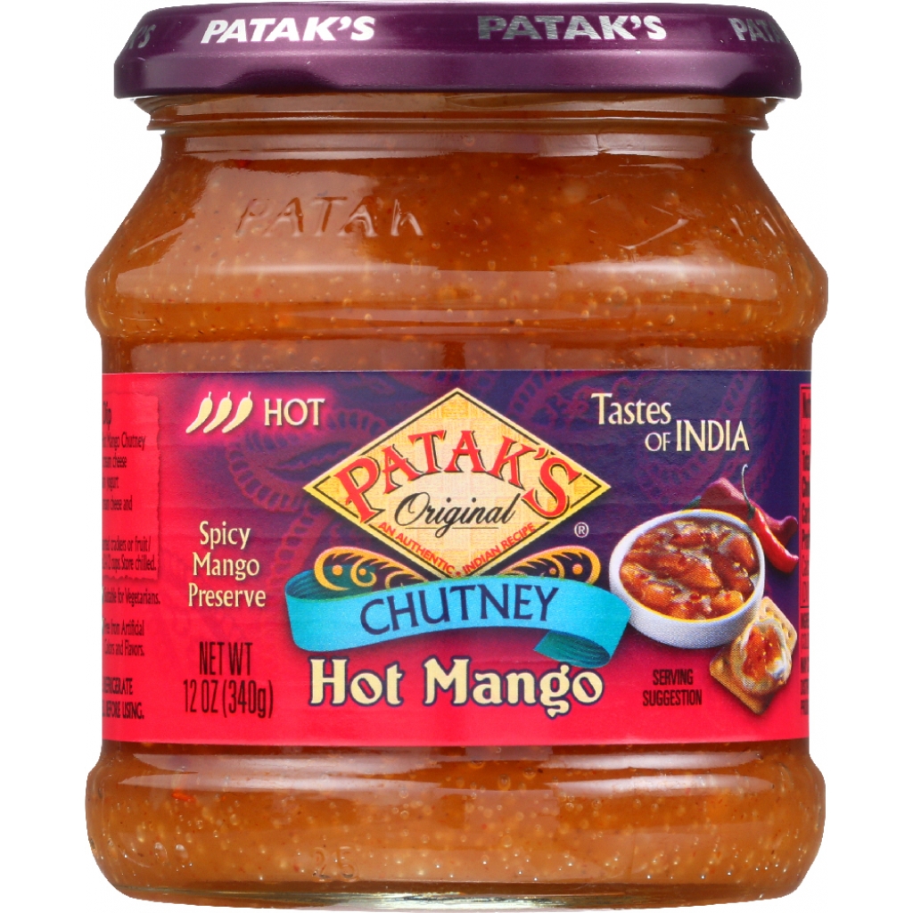 Delicious Hot Mango Chutney - 12 oz