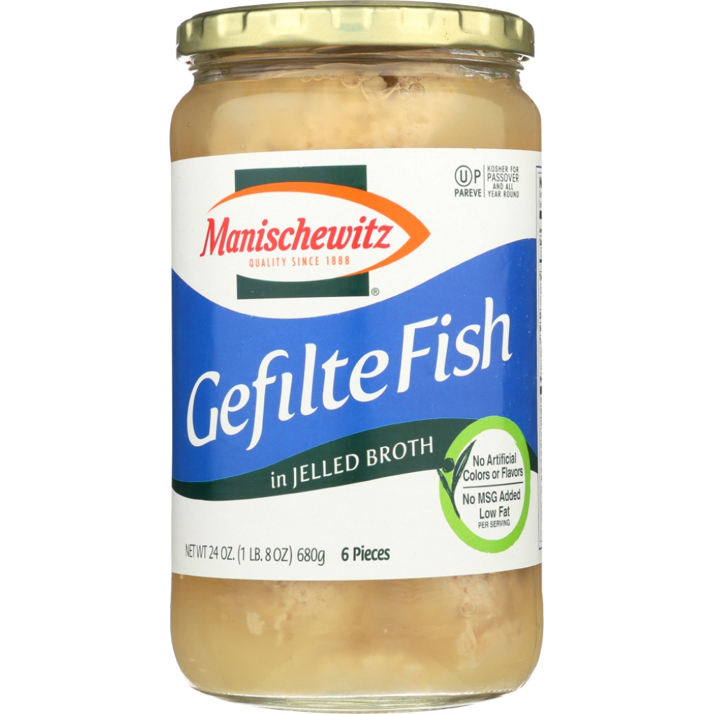 Traditional Gefilte Fish in Jelled Broth - 24 oz