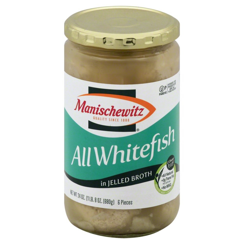 Manischewitz All Whitefish in Jelled Broth, 24 oz