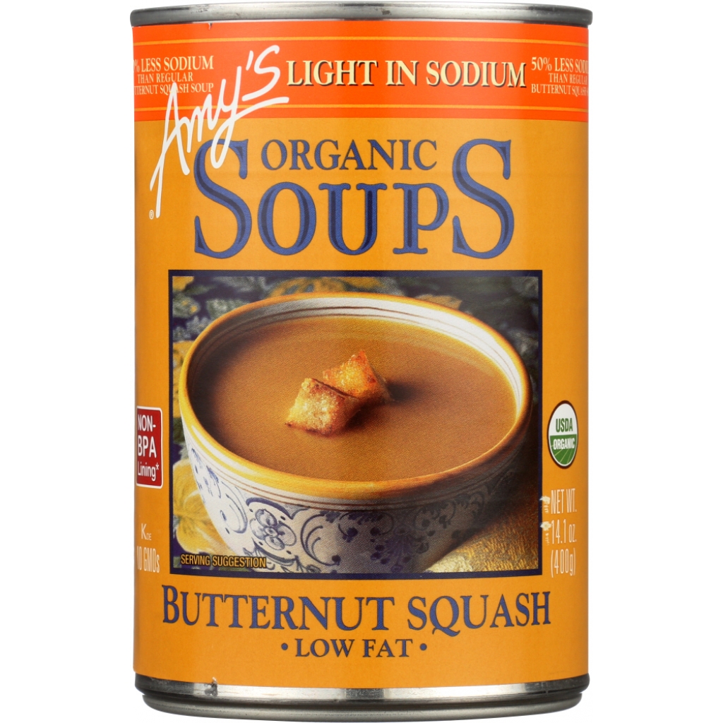 Low Sodium Organic Butternut Squash Soup, 14.1 oz