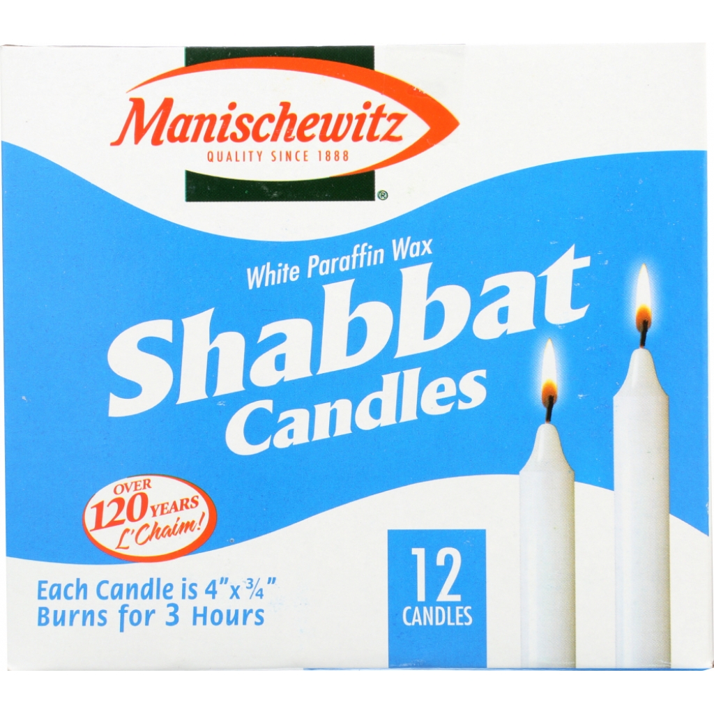 Manischewitz Shabbat Candles - 12 ct