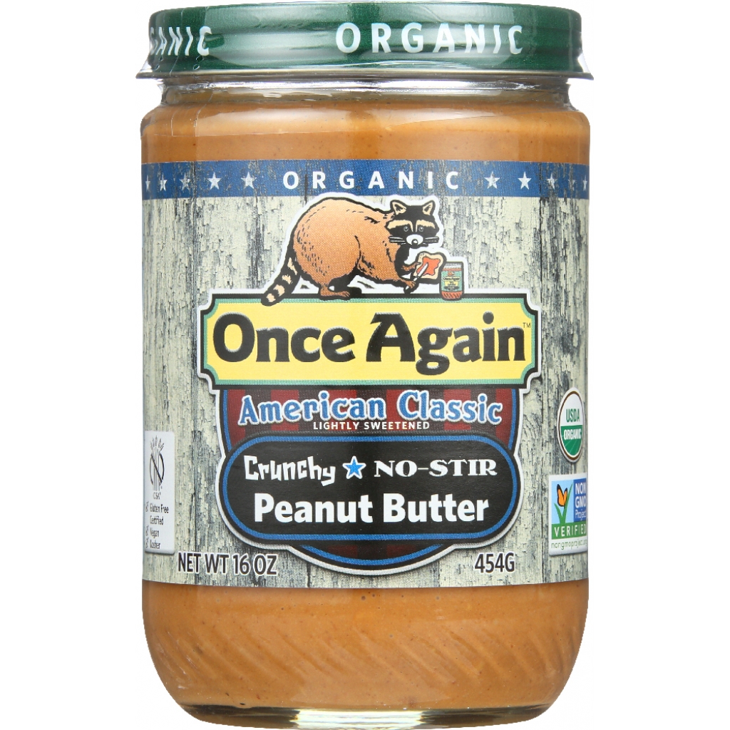 Organic Crunchy Peanut Butter - 16 oz