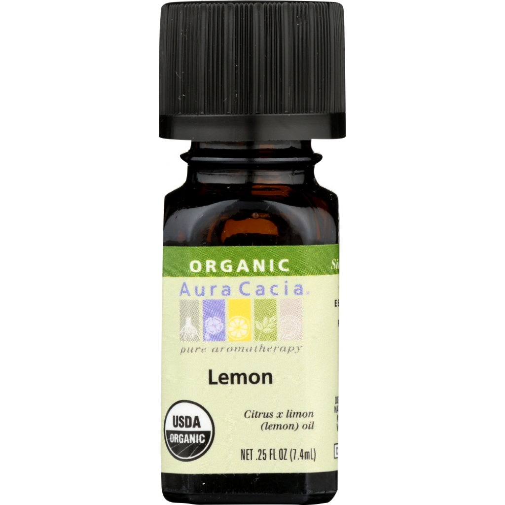 Organic Lemon Essential Oil - 0.25 oz