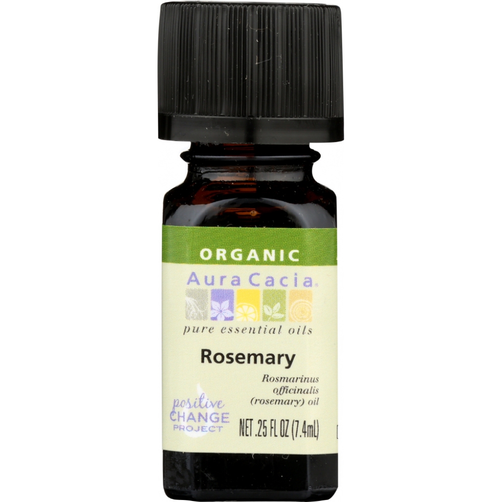 Organic Rosemary Essential Oil - Aromatherapy, 0.25 oz