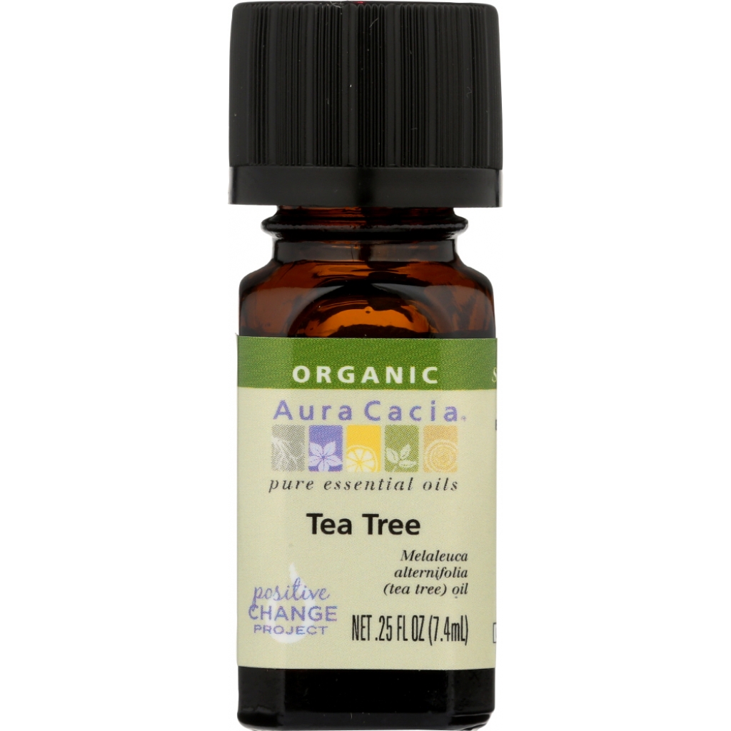 Organic Tea Tree Essential Oil, 0.25 oz