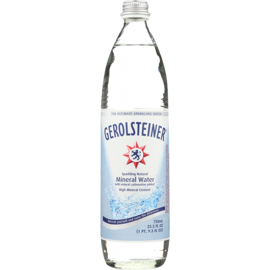 Sparkling Natural Mineral Water - 25.3 oz