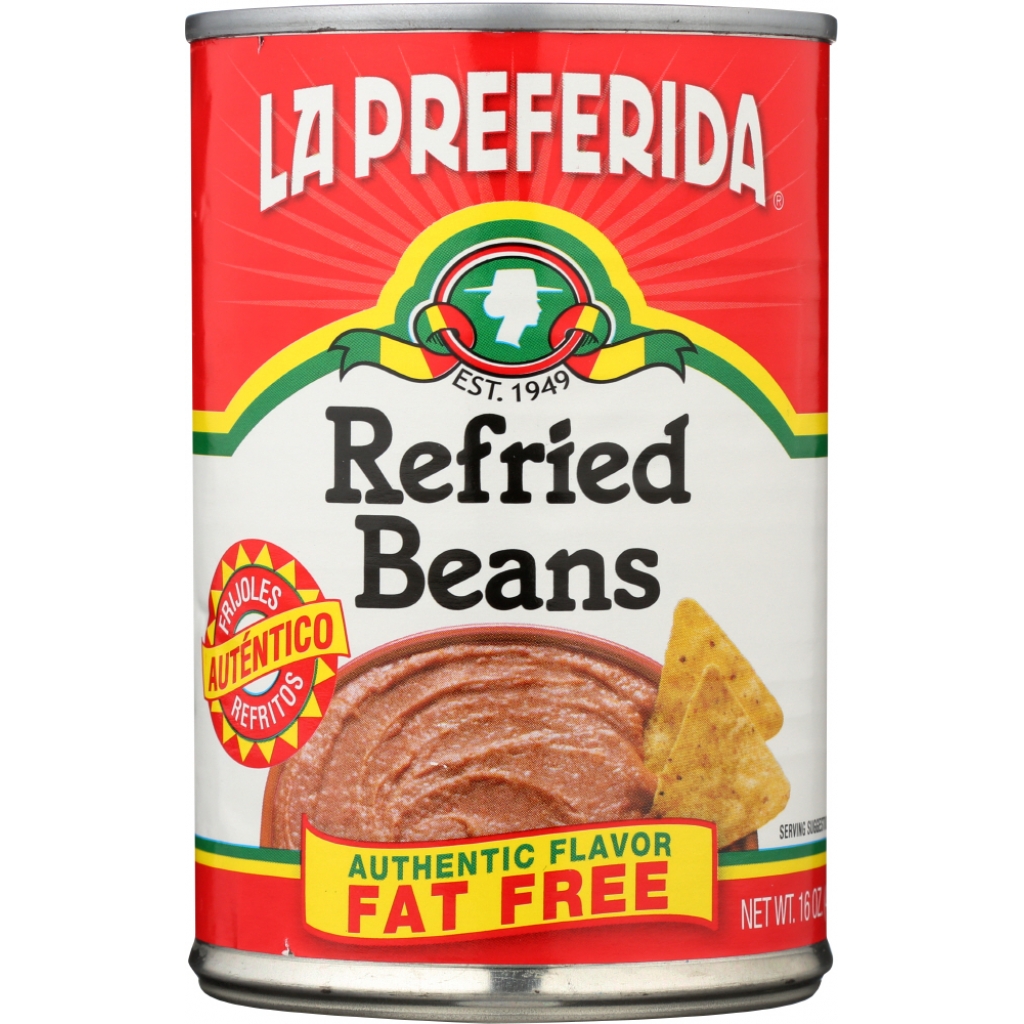 Authentic Fat Free Refried Beans - 16 oz