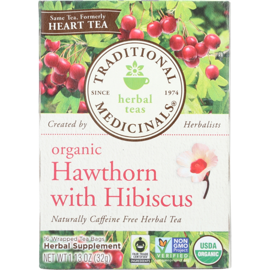 Hawthorn Heart Herbal Tea, 16 Bags