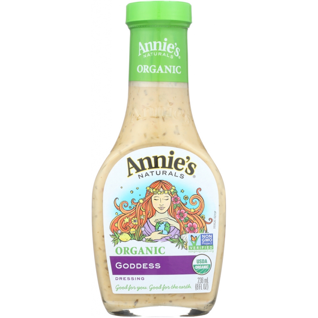 Organic Goddess Dressing - Flavorful Salad Dressing, 8 oz