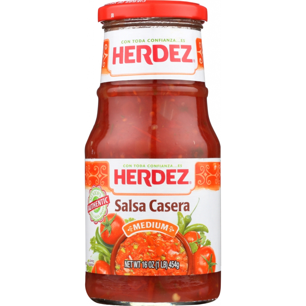 Casera Medium Salsa - 16 Oz