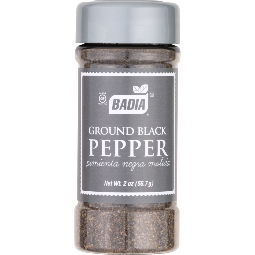 Ground Black Pepper - 2 Oz