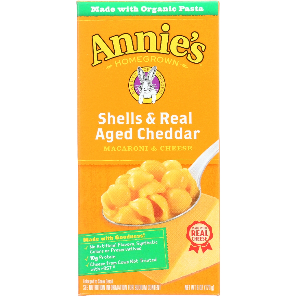 Shells & Real Aged Cheddar Macaroni - 6 Oz