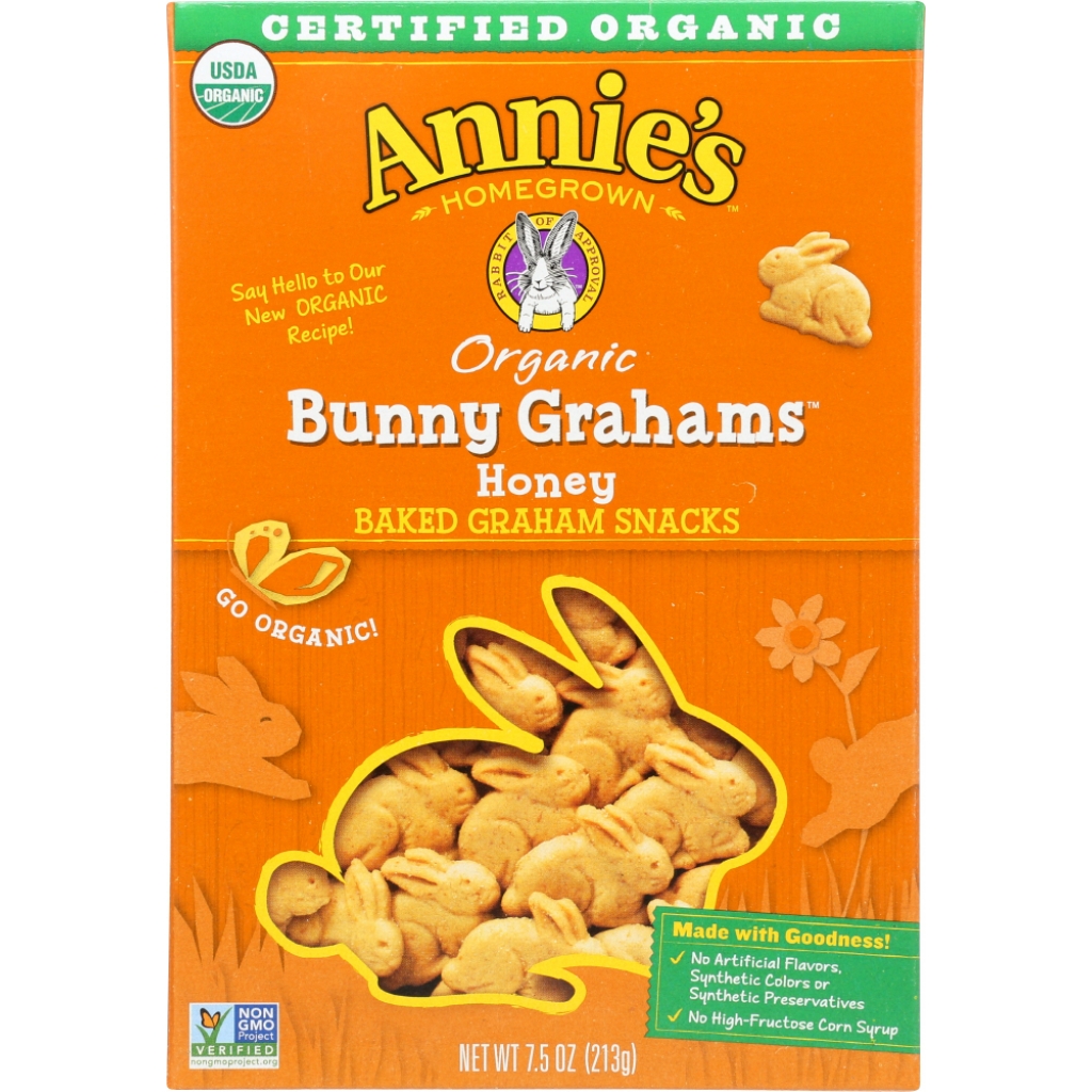 Honey Whole Grain Bunny Grahams - 7.5 oz