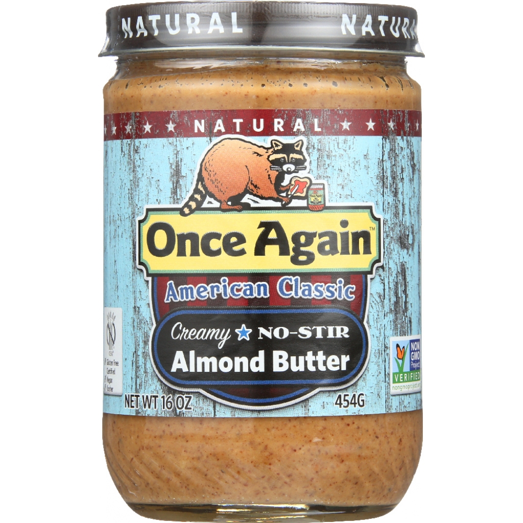 Creamy No-Stir Almond Butter from California - 16 oz