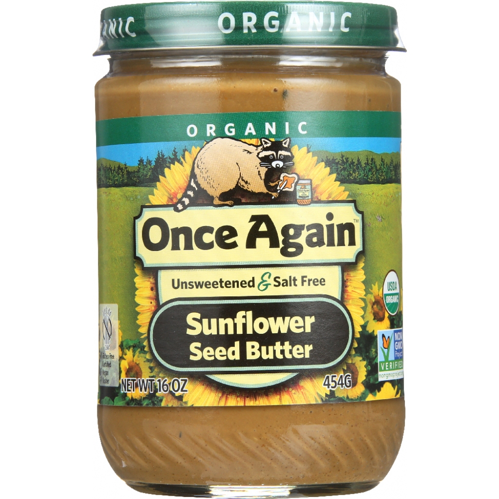 Unsweetened Organic Sunflower Butter - 16 oz