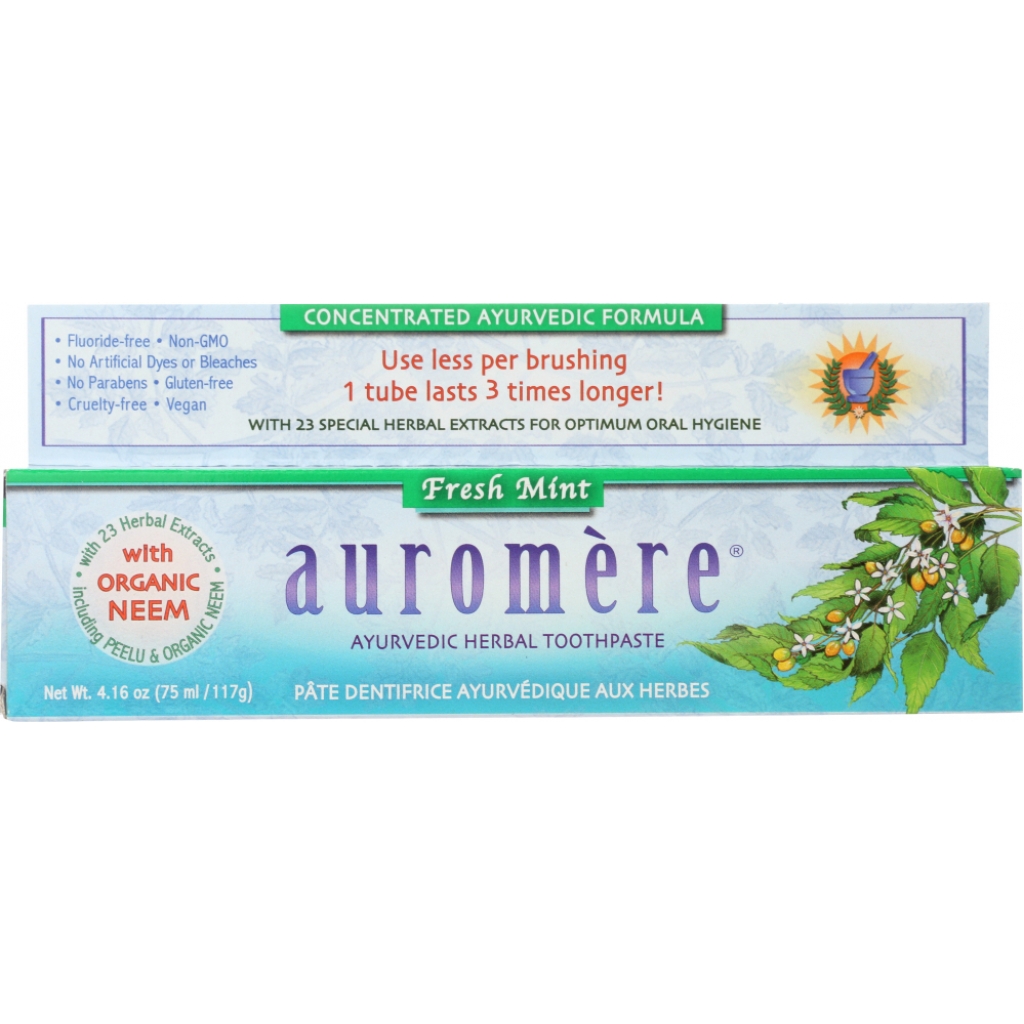 Fresh Mint Ayurvedic Toothpaste, 4.16 oz