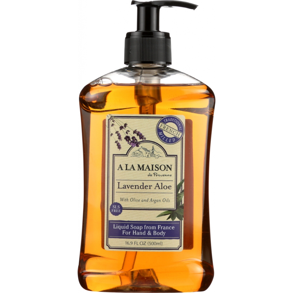 Organic Lavender Aloe Liquid Soap, 16.9 oz