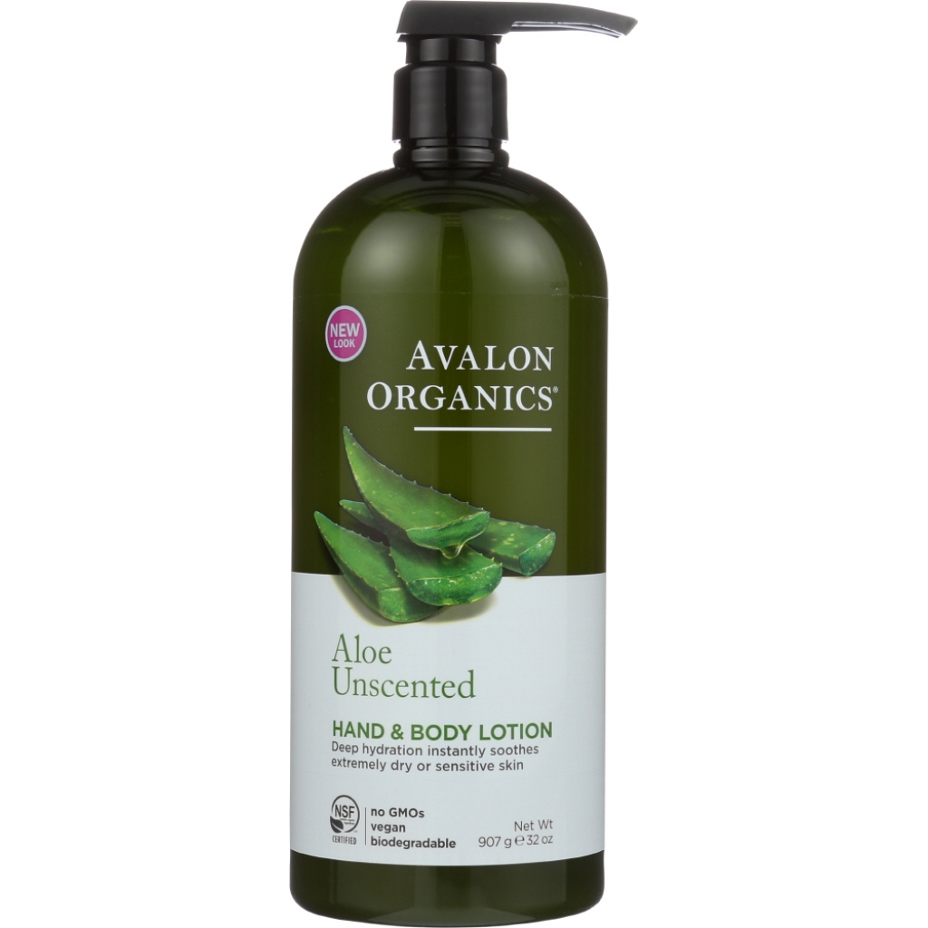 Hand & Body Lotion Aloe Unscented - Gentle Skin Care