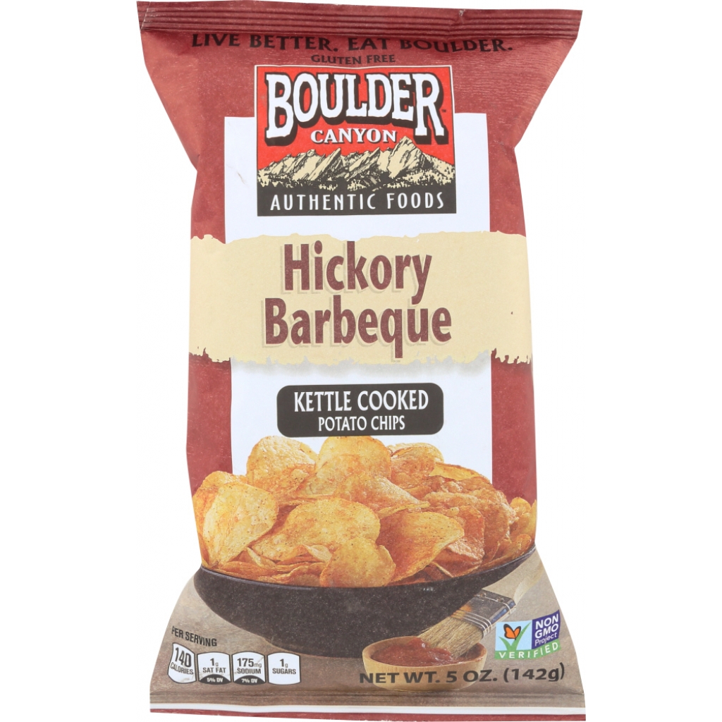 Hickory Barbeque Kettle Cooked Potato Chips - 5 oz