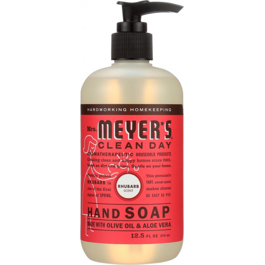 Rhubarb Liquid Hand Soap - Garden-Fresh Scent, 12.5 oz