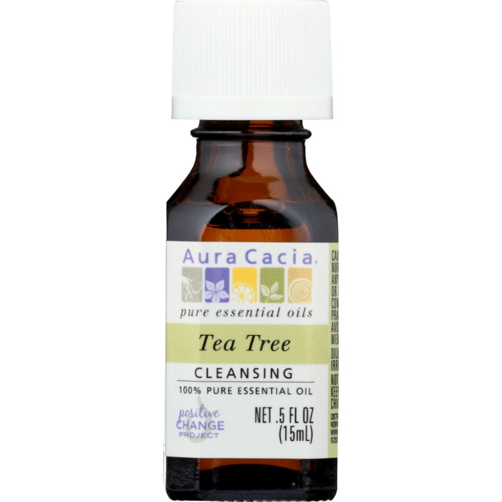 100% Pure Essential Oil Tea Tree, 0.5 oz