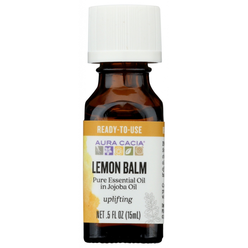 Pure Lemon Balm in Jojoba Oil - 0.5 oz