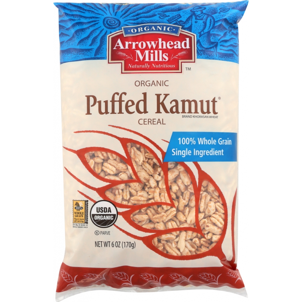 Organic Puffed Kamut Cereal - 6 oz