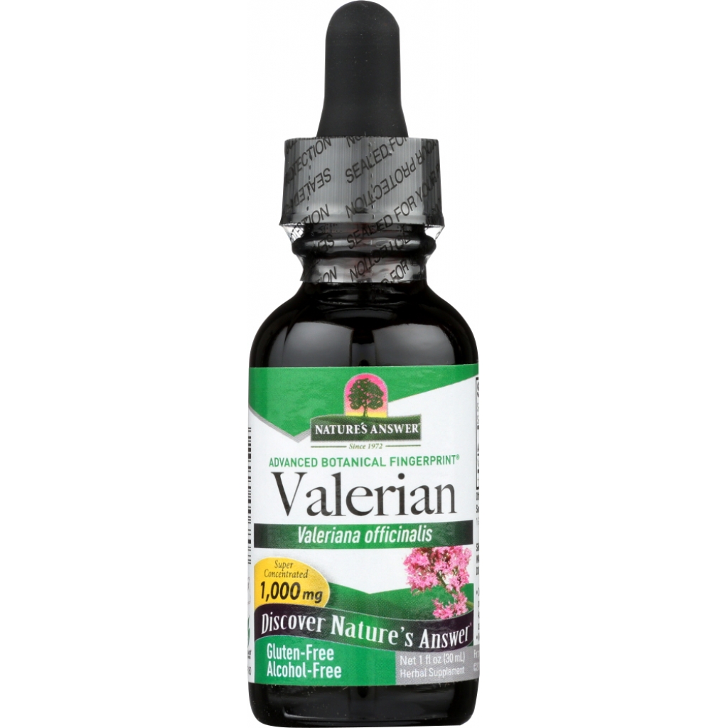 Valerian Root Extract - Alcohol Free, 1000 Mg, 1 oz