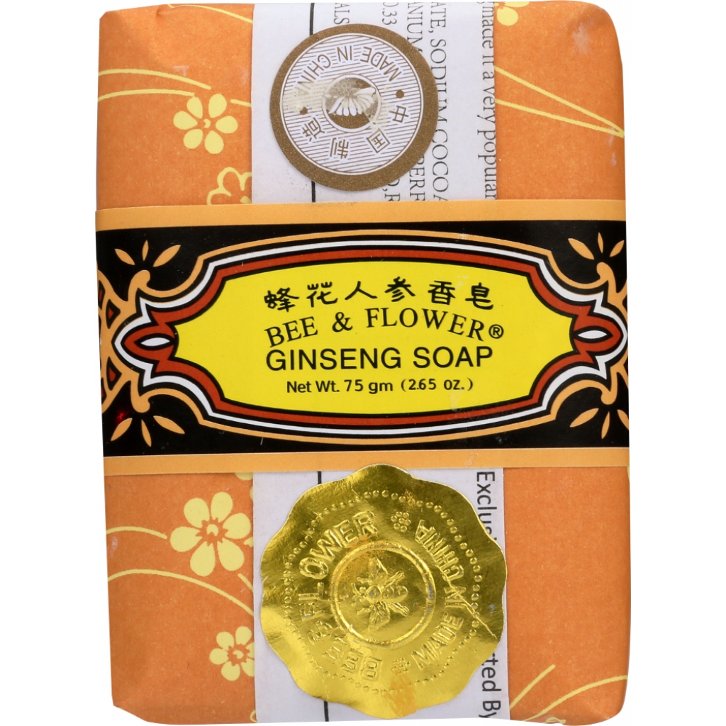 Bee & Flower Ginseng Bar Soap, 2.65 oz