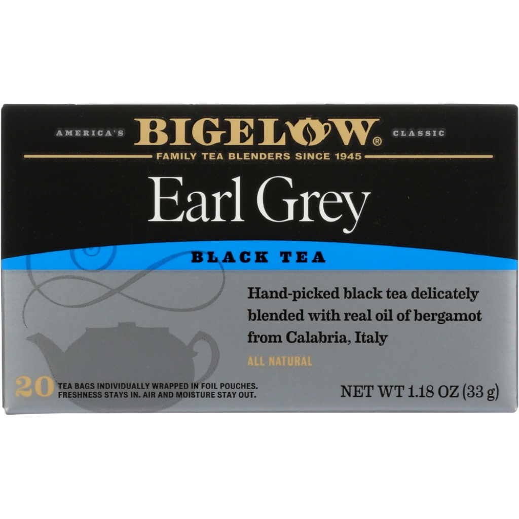 Earl Grey Black Tea Bags - 20 Count