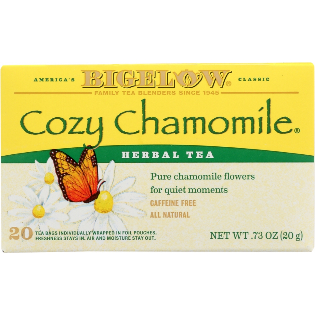 Caffeine Free Cozy Chamomile Herbal Tea - 20 Bags