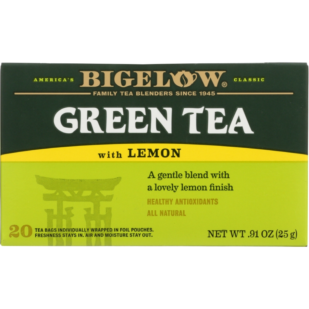 Green Tea with Lemon, 20 Tea Bags