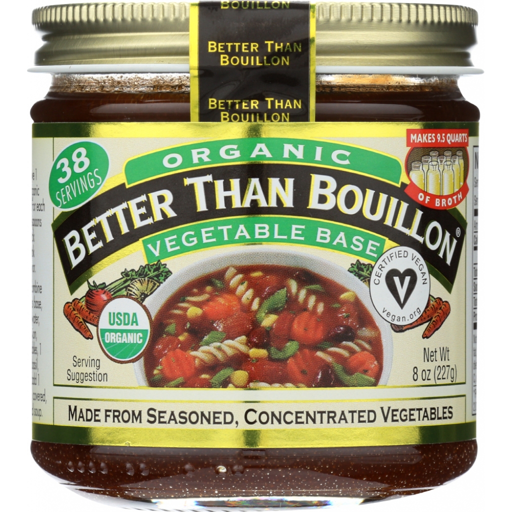 Organic Better Than Bouillon Seasoned Vegetable Base, 8 oz