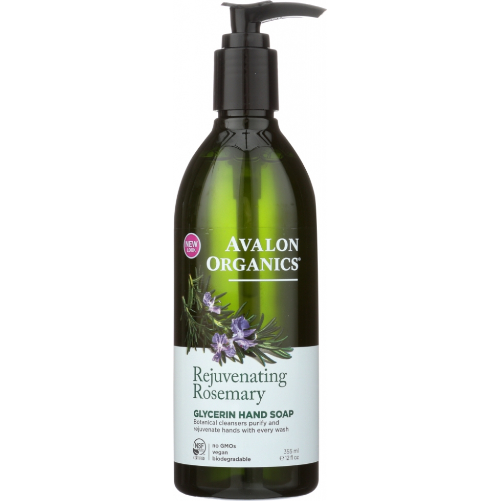 Rosemary Glycerin Hand Soap, 12 oz