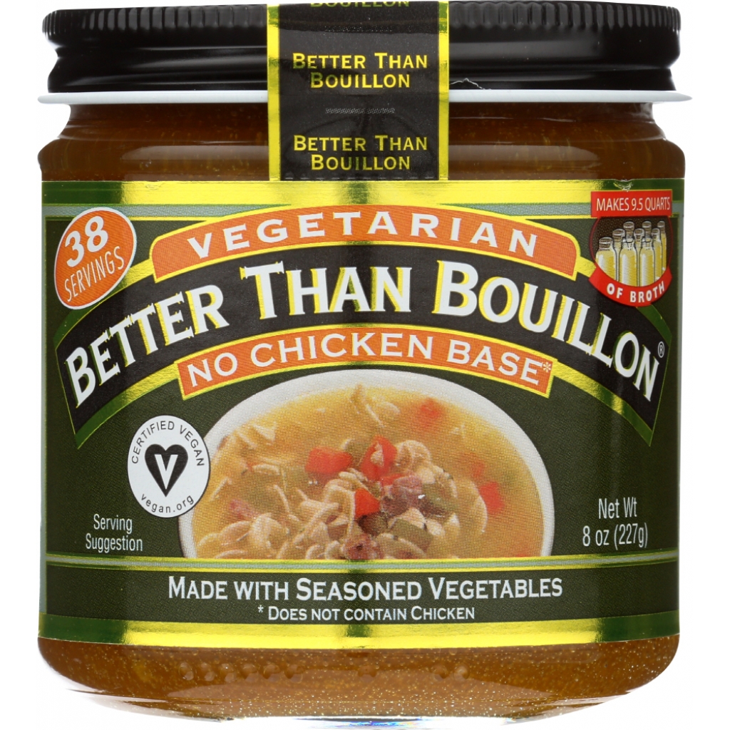 Better Than Bouillon Vegetarian No Chicken Base, 8 oz