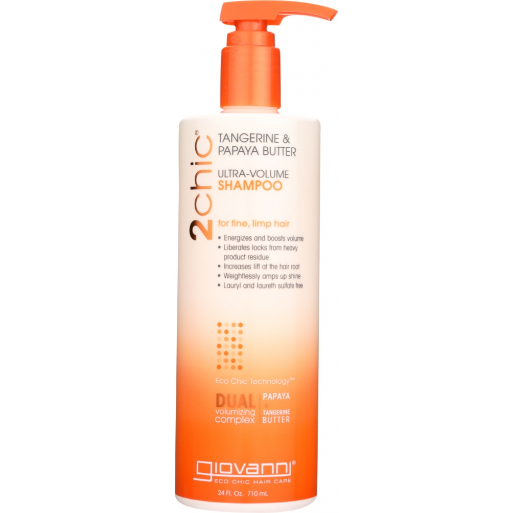 2Chic Tangerine & Papaya Butter Ultra-Volume Shampoo, 24 oz