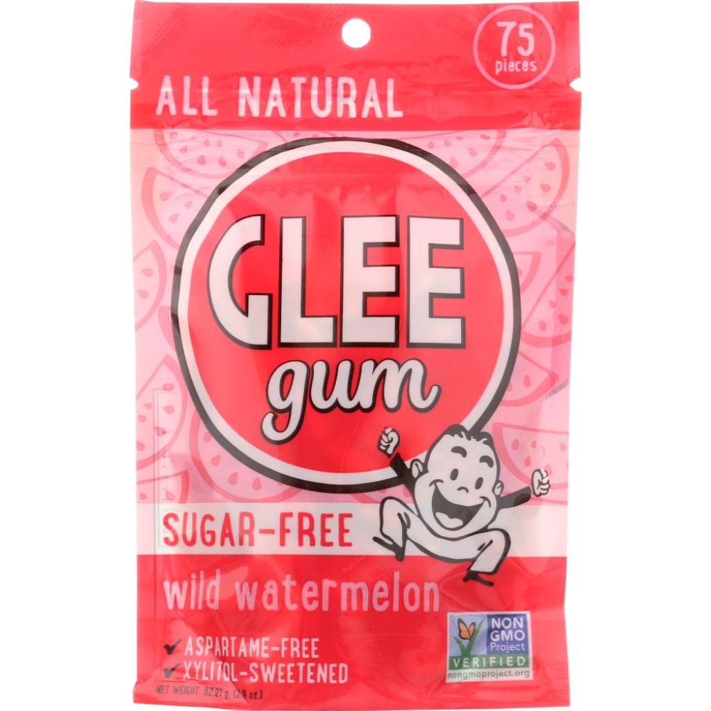 Sugar-Free Wild Watermelon Gum - Guilt-Free Chewing, 75 Pieces