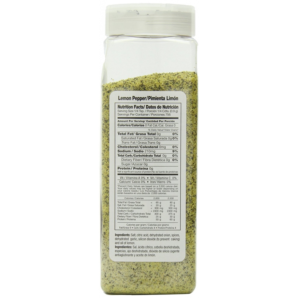 Lemon Pepper Seasoning - 24 oz