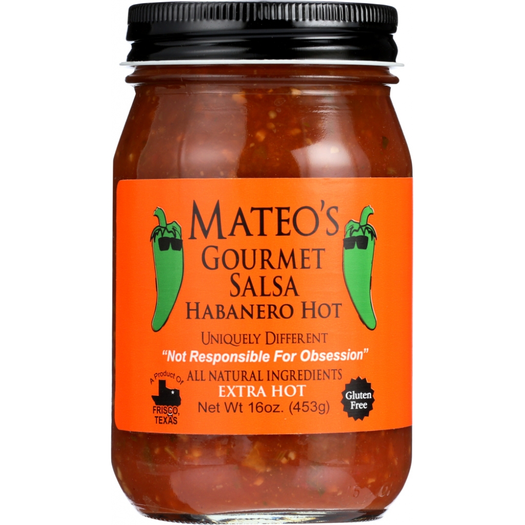 Mateo’s Gourmet Habanero Salsa, 16 oz