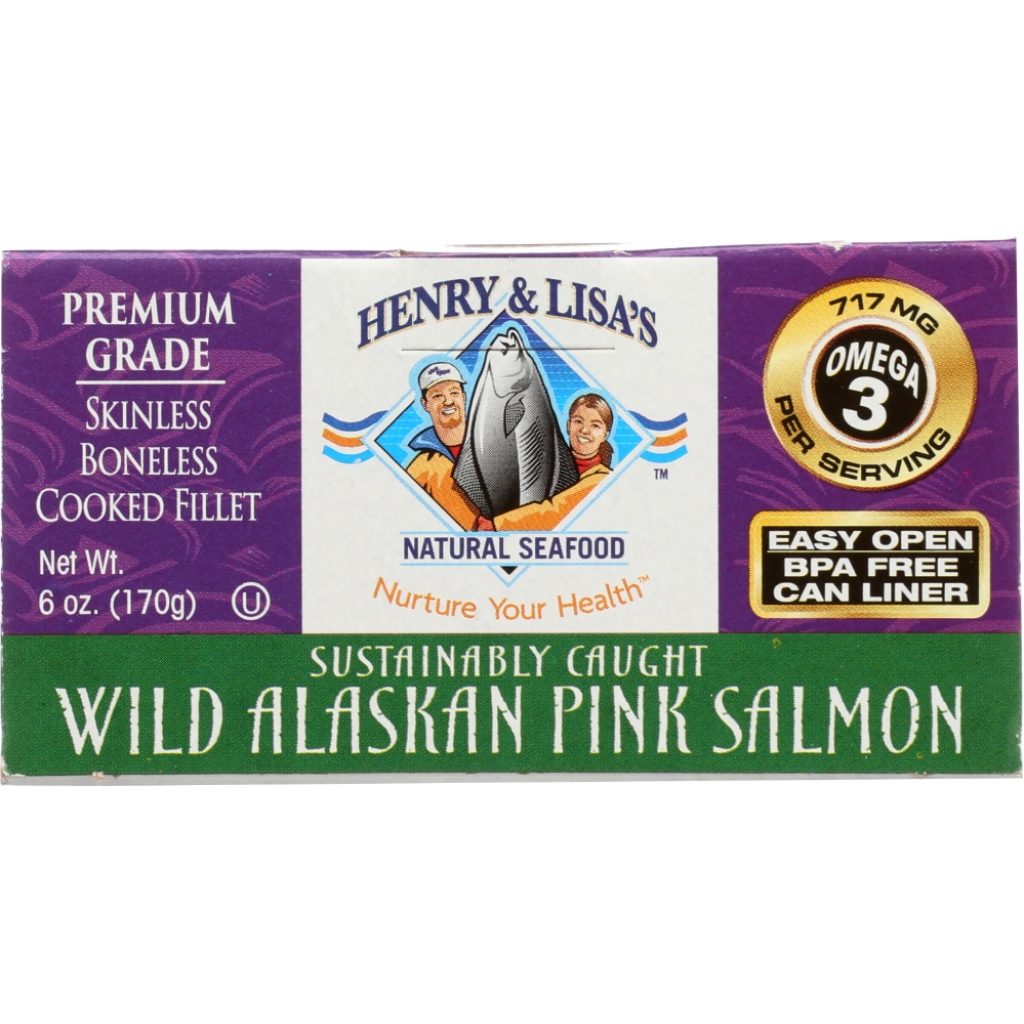 Wild Alaskan Pink Salmon - 6 oz