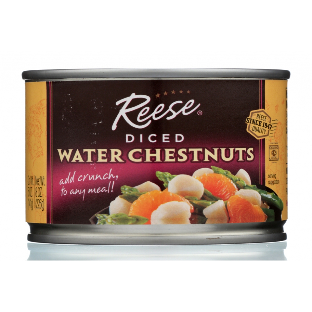 Reese Diced Water Chestnuts - 8 oz