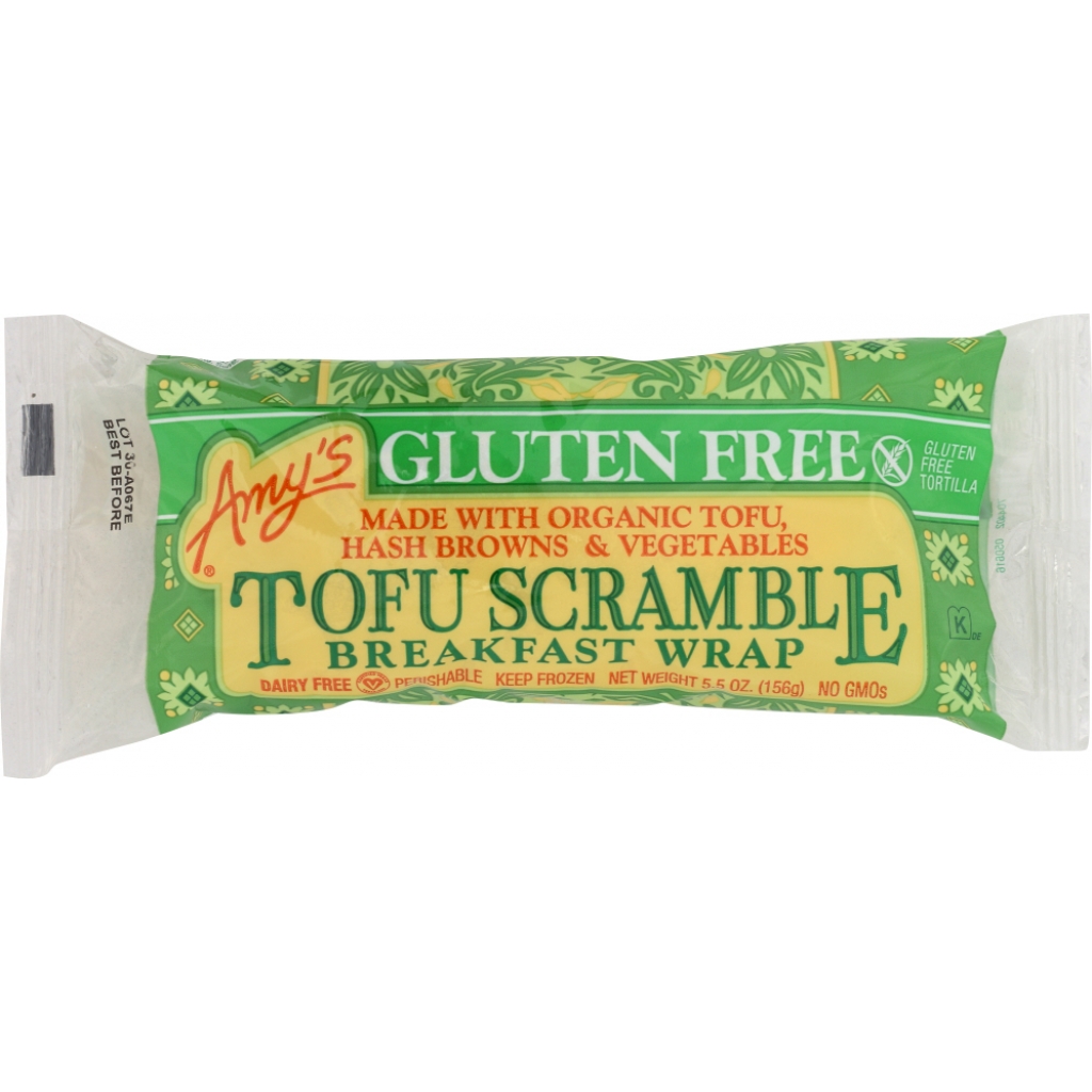 Savory Gluten-Free Tofu Scramble Breakfast Wrap - 5.5 oz